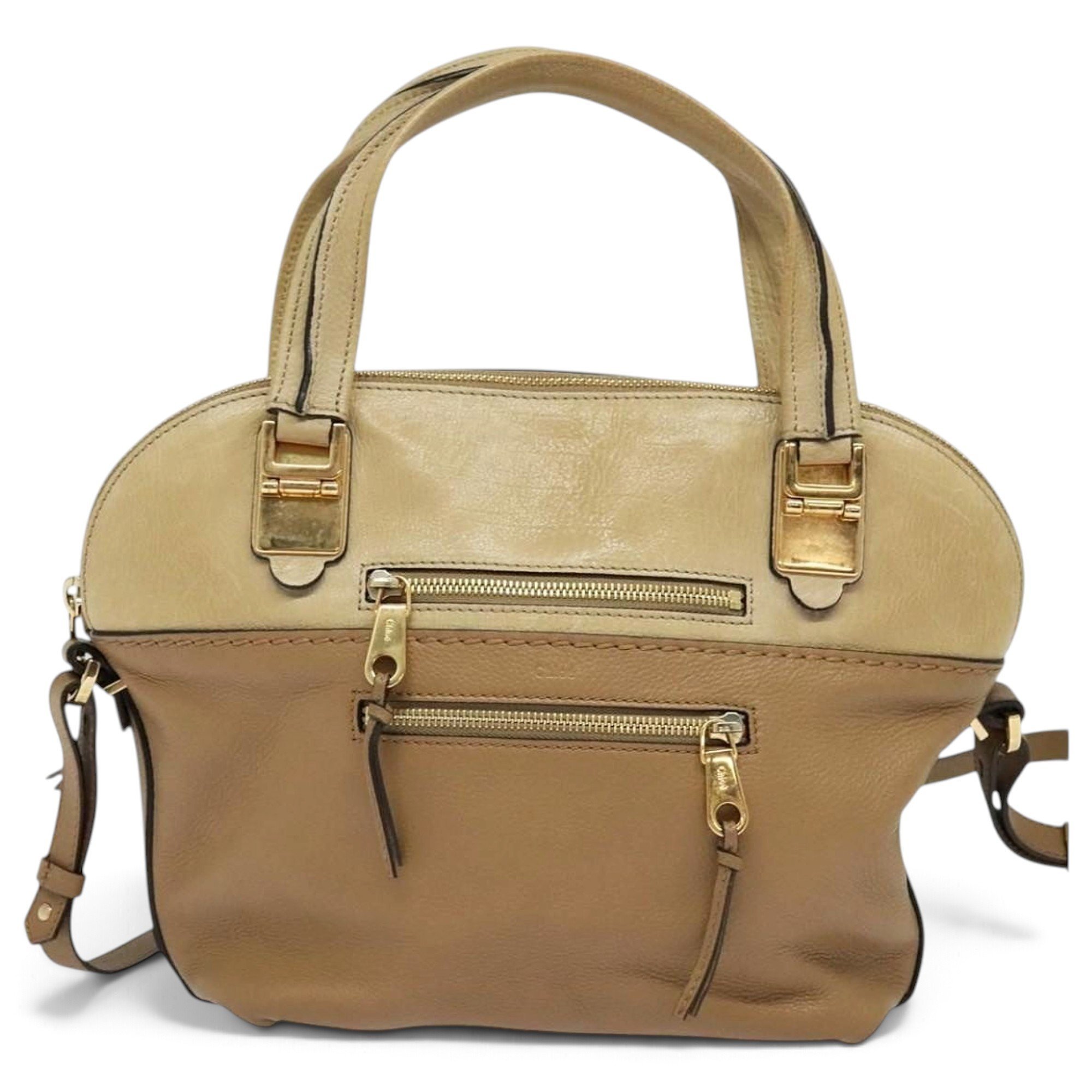 Leather handbag