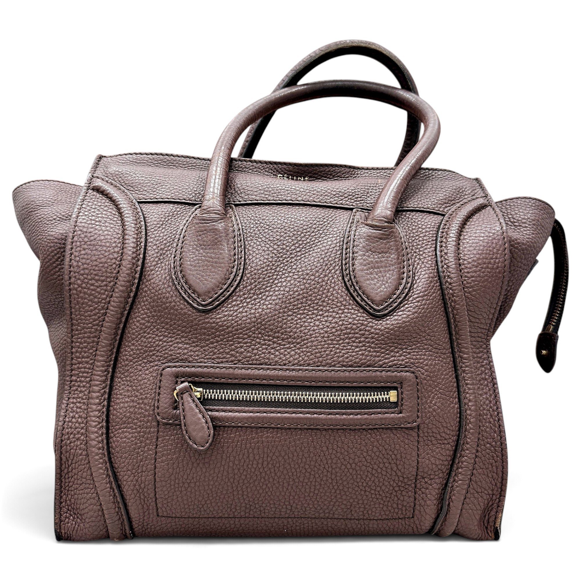 Luggage leather handbag