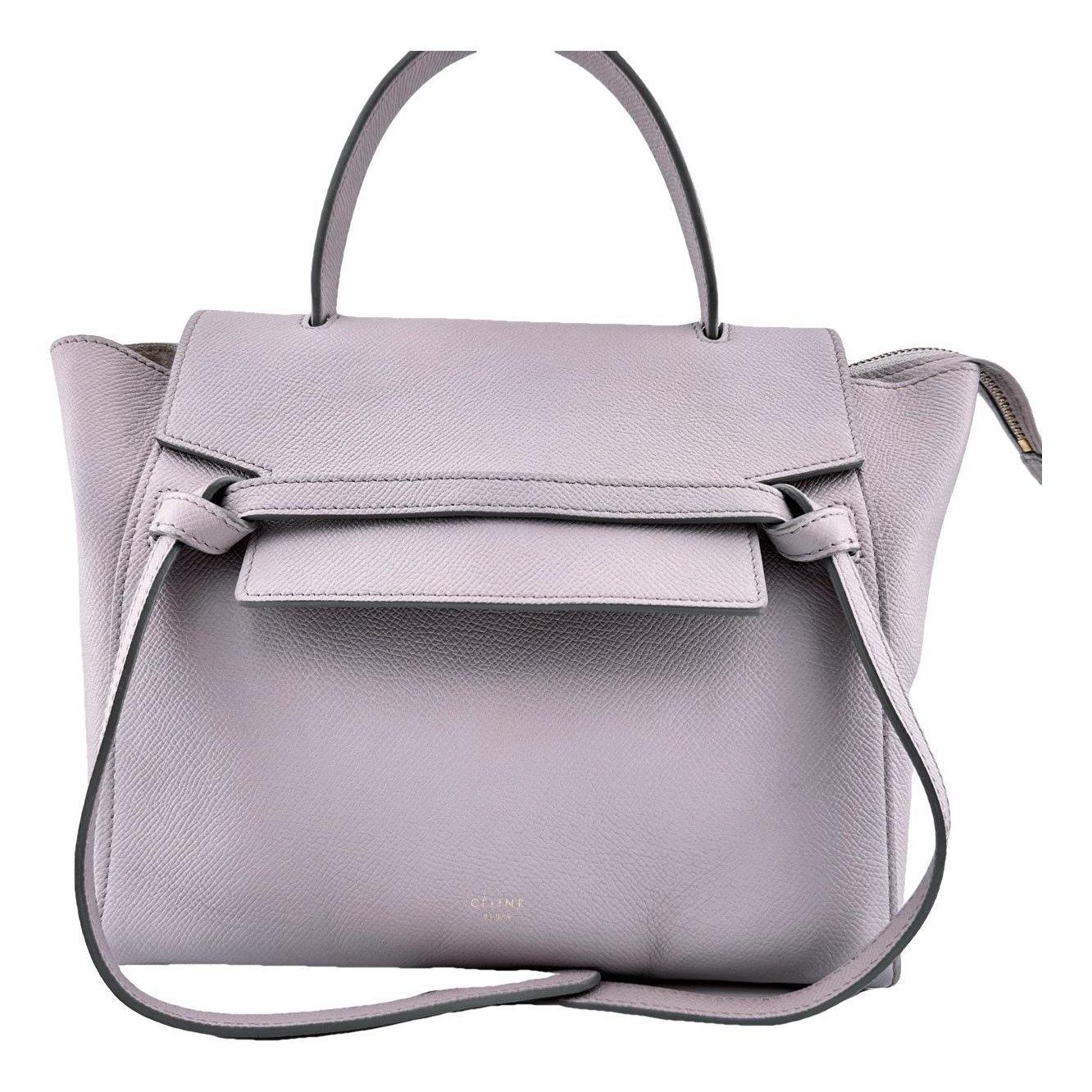 Belt leather handbag