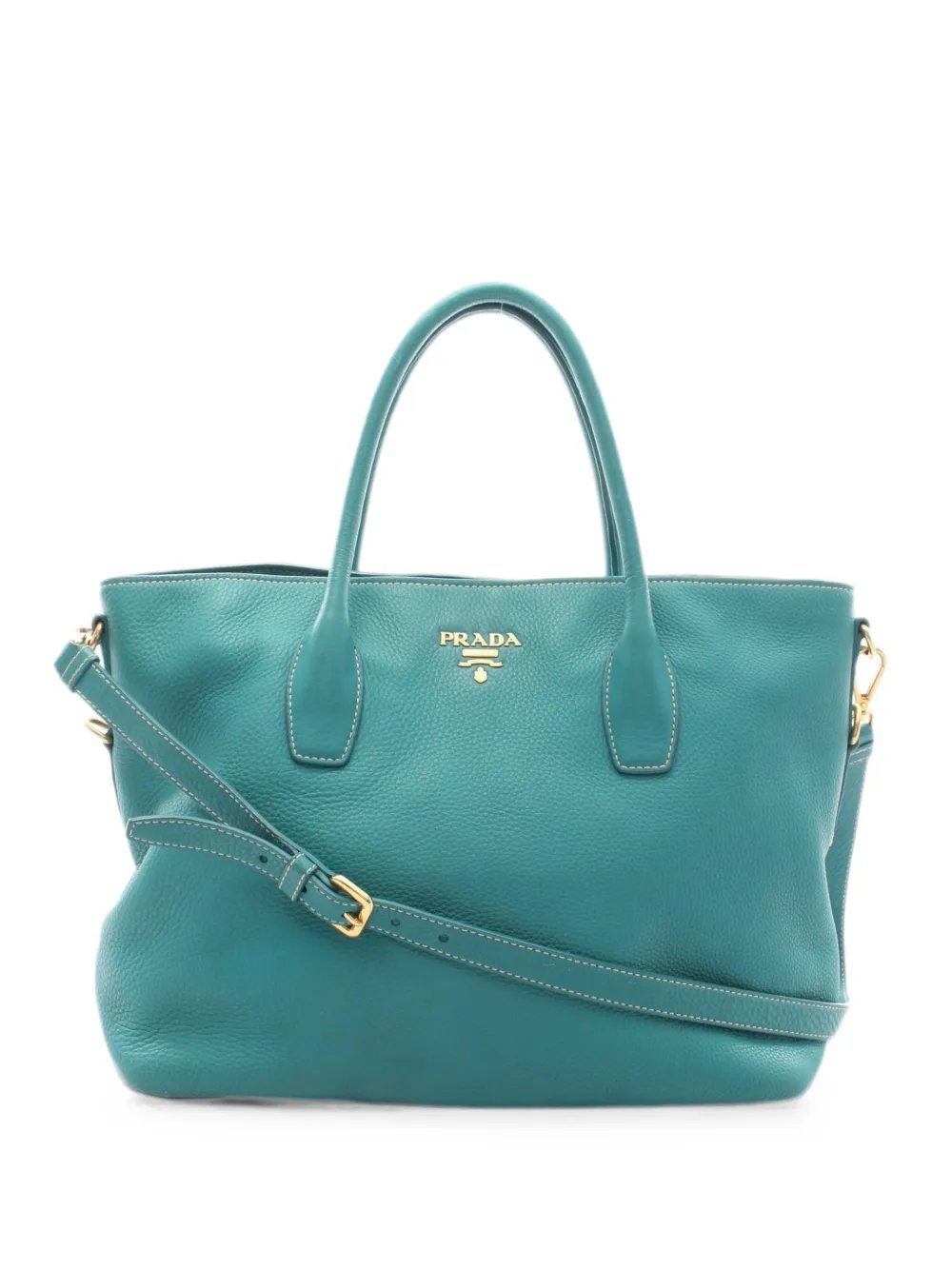 2000s leather tote bag