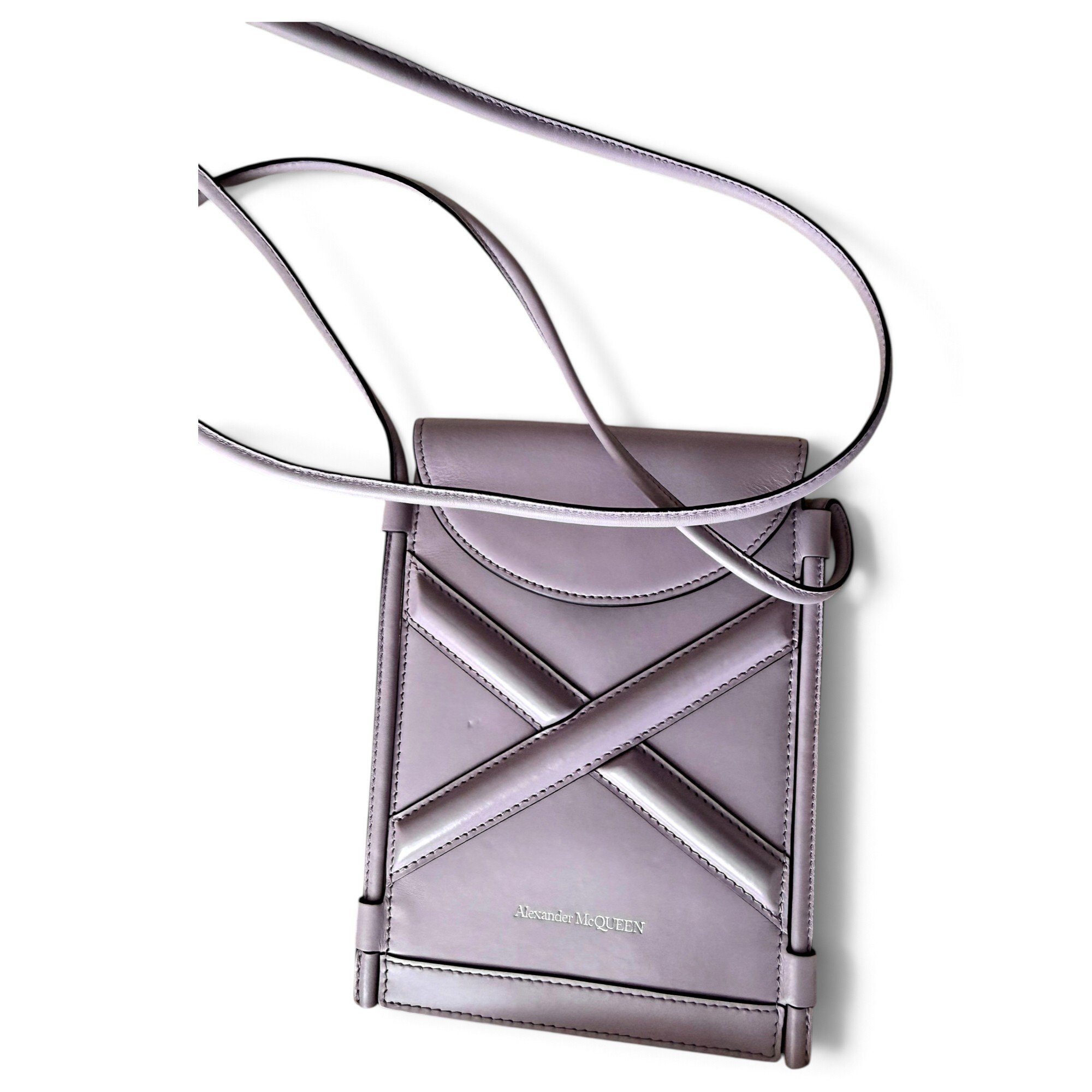 Leather crossbody bag