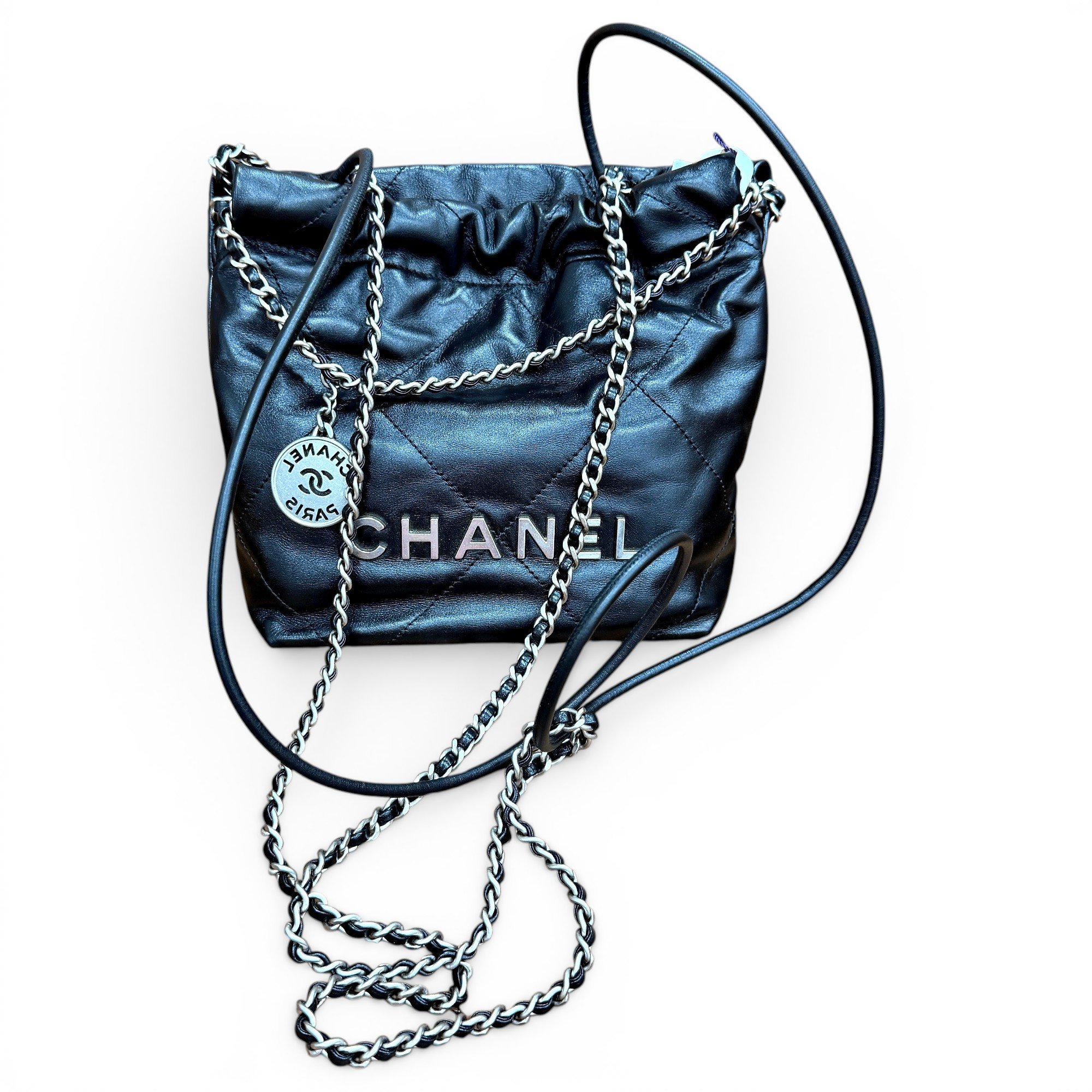 Chanel 22 leather crossbody bag