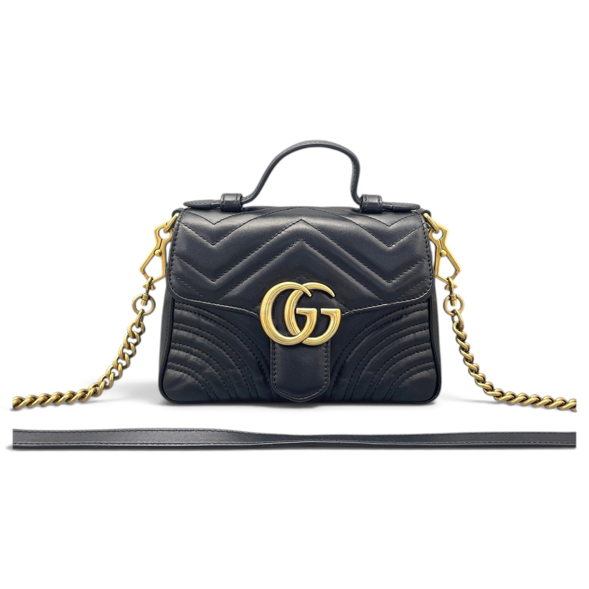 GG Marmont Flap leather crossbody bag