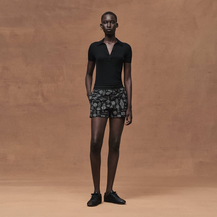 Noir "Ferronnerie Remix" Shorts