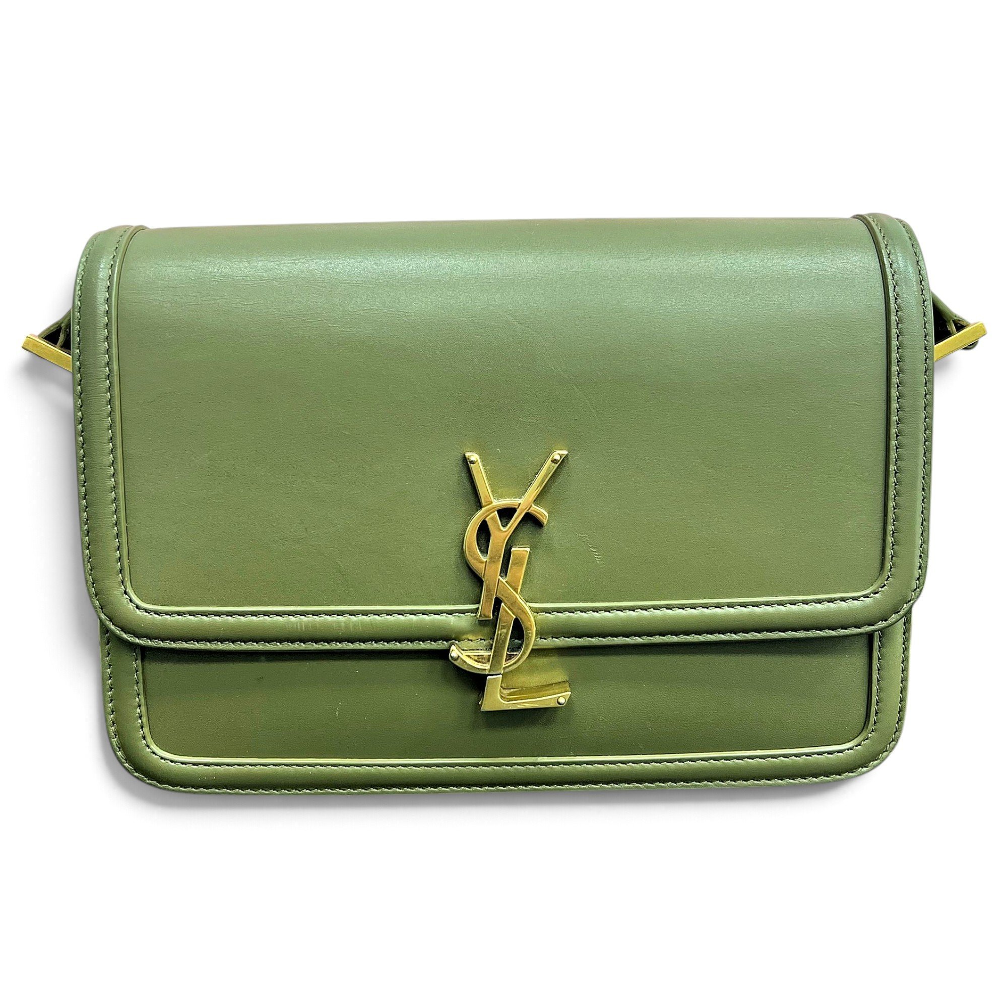 Solférino leather handbag
