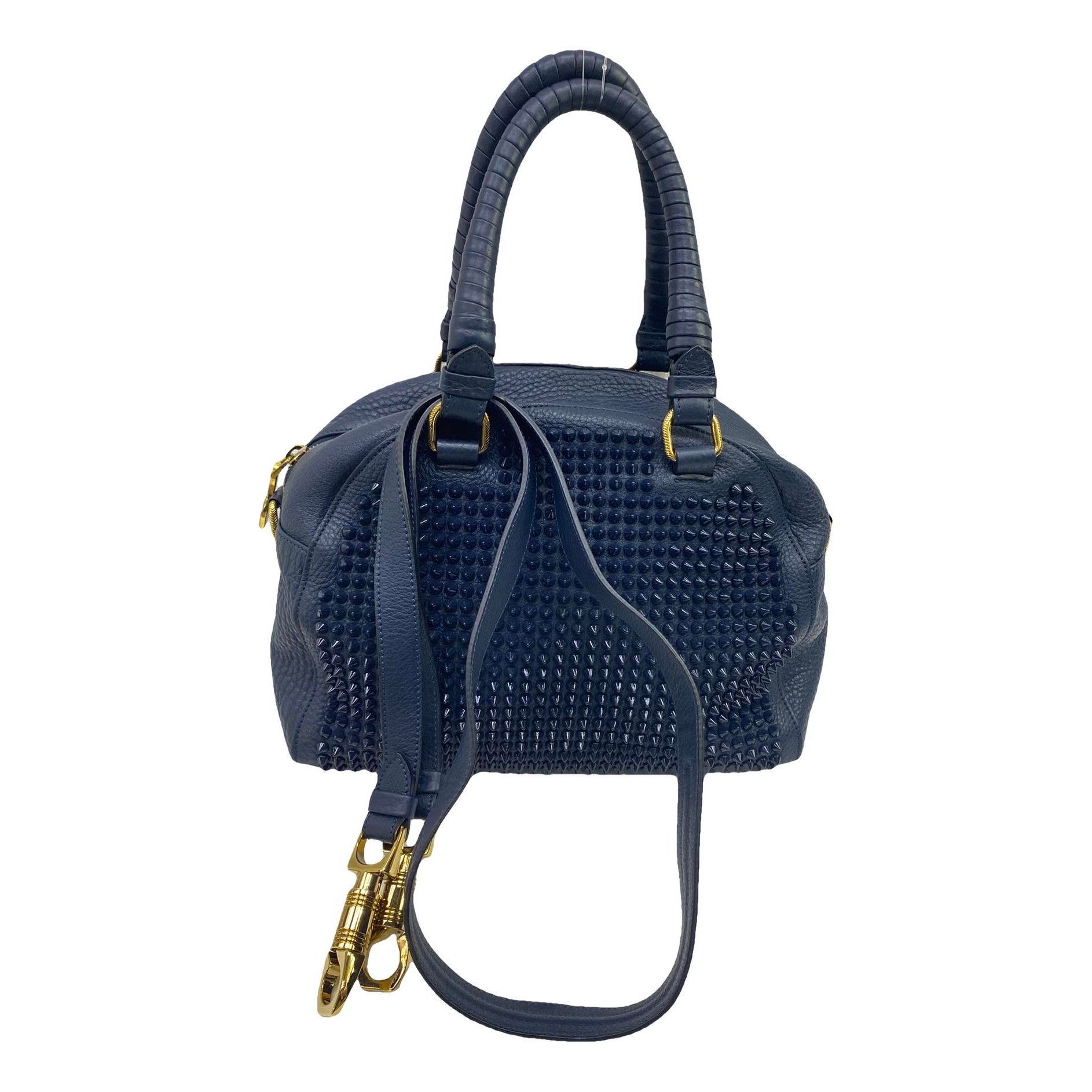 Panettone leather crossbody bag