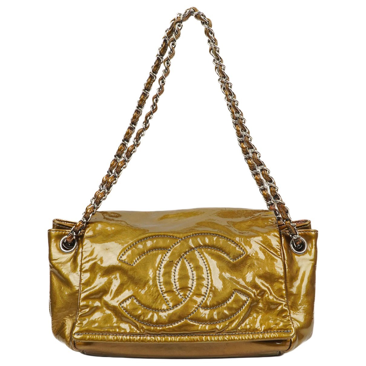 Timeless/Classique patent leather handbag