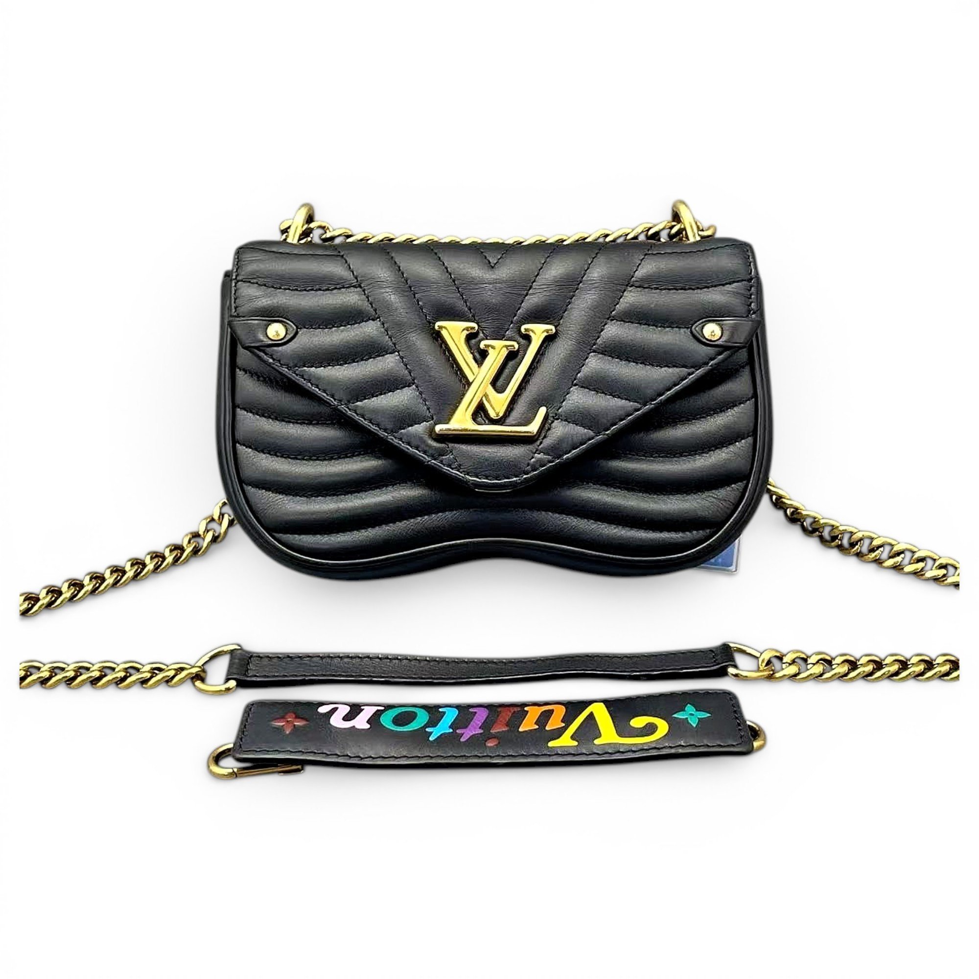 New Wave leather handbag