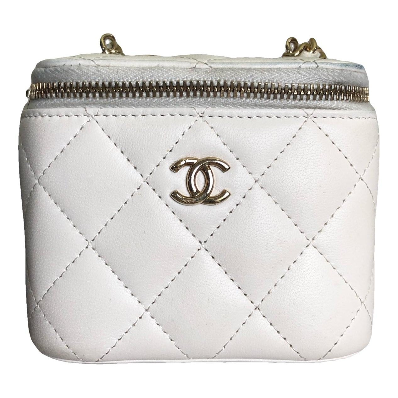 Trendy CC Vanity leather handbag