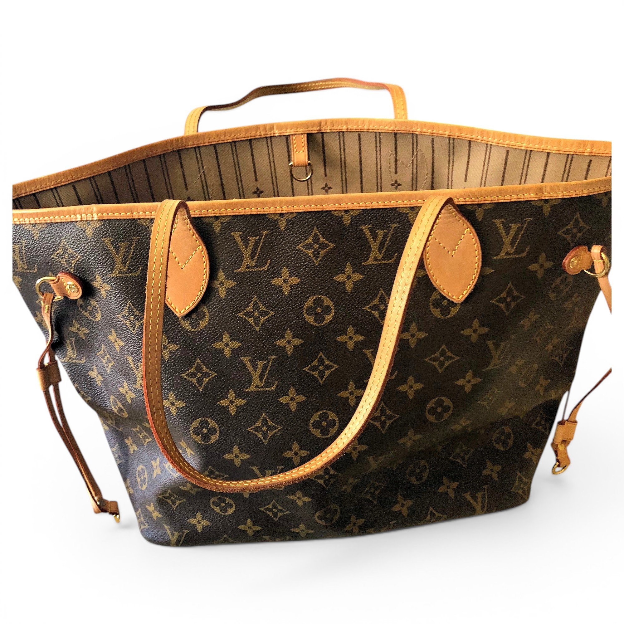 Neverfull leather tote