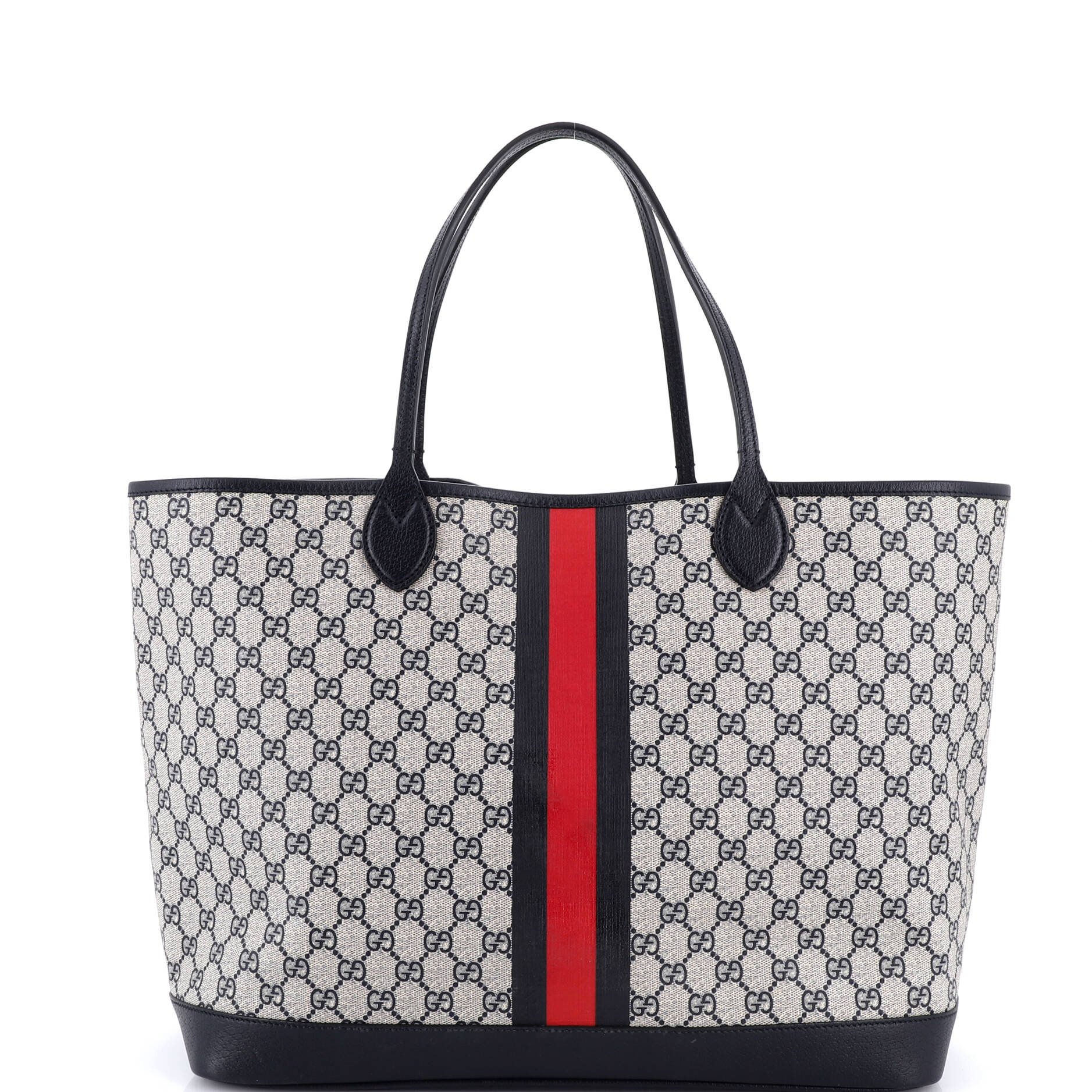 Gucci Ophidia Open Shopping Tote GG Coated Canvas Large