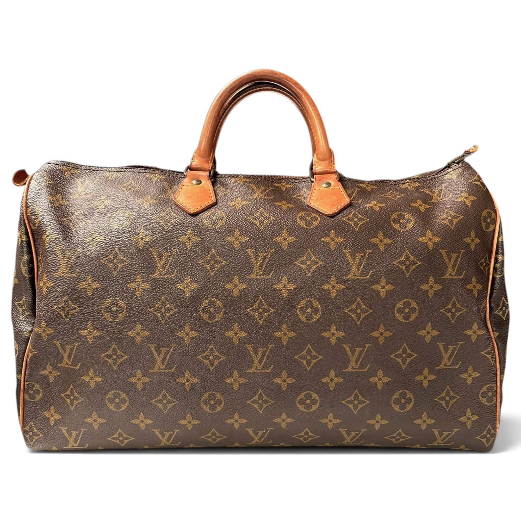 Speedy leather handbag
