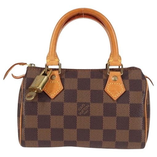 Speedy leather handbag