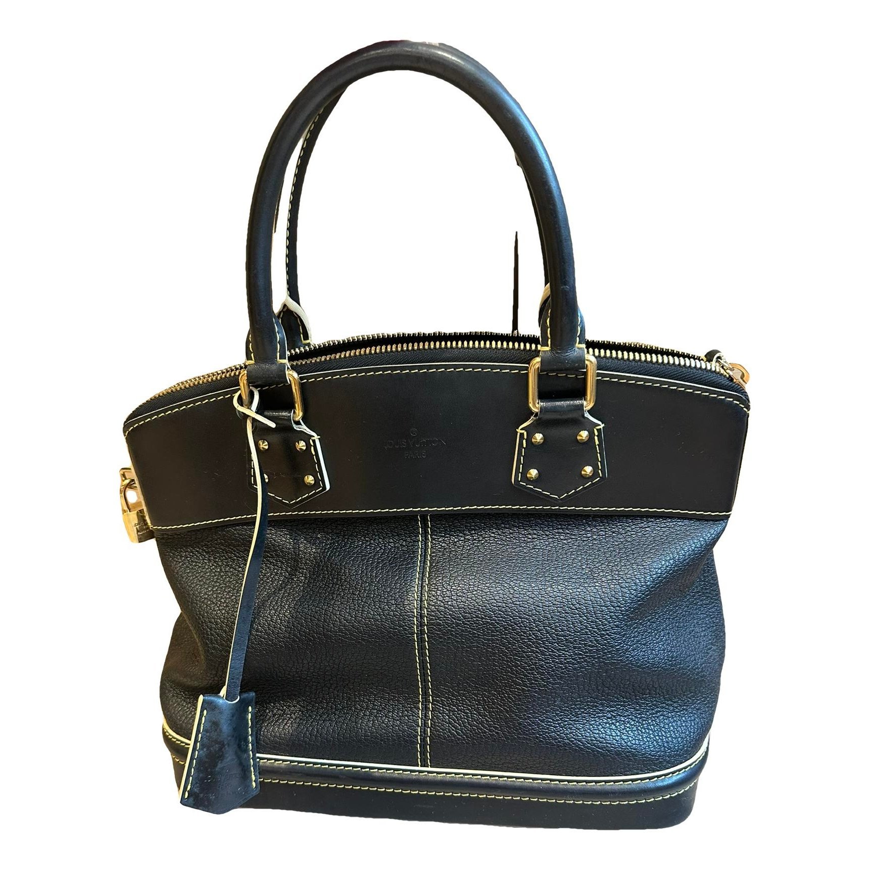 Lockit leather handbag