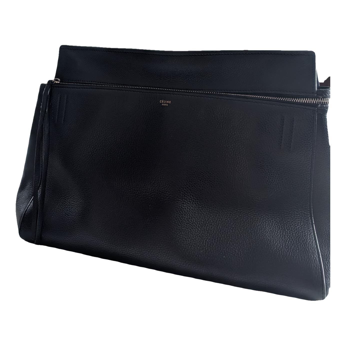Edge leather handbag