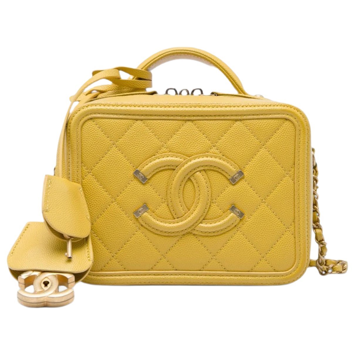 CC Filigree leather satchel