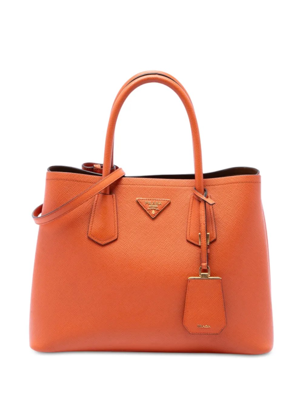 2013-2026 Medium Saffiano Cuir Double Handle satchel