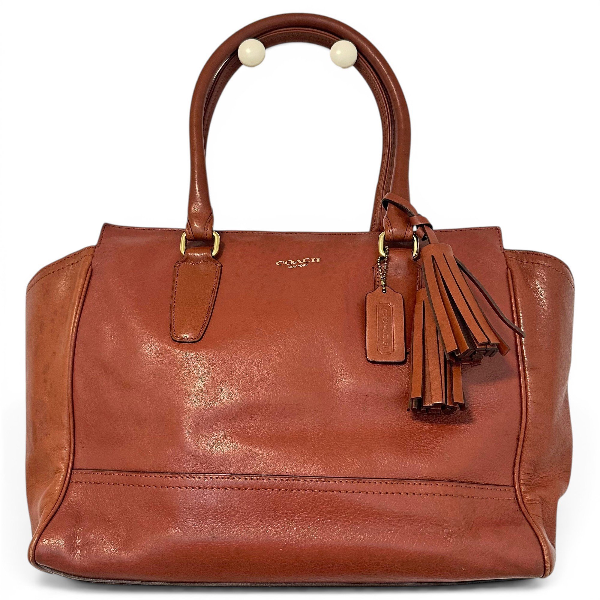 Leather tote