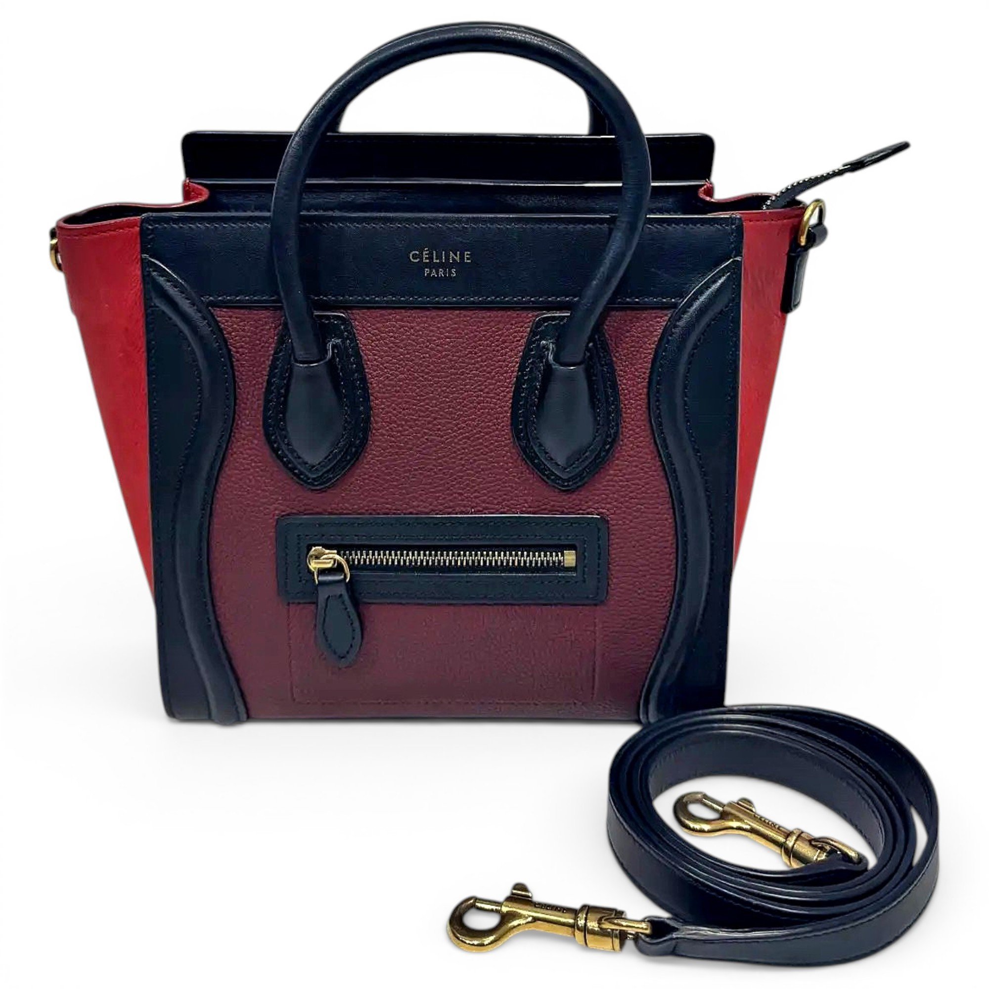 Nano Luggage leather handbag