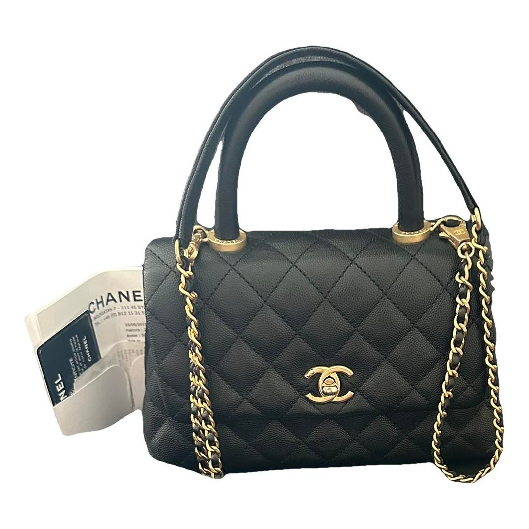 Coco Handle leather handbag