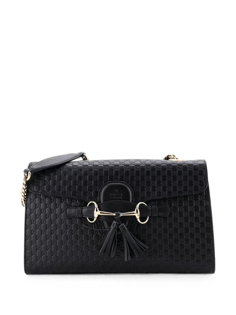 Emily Chain Flap Bag Microguccissima Leather Medium shoulder bag
