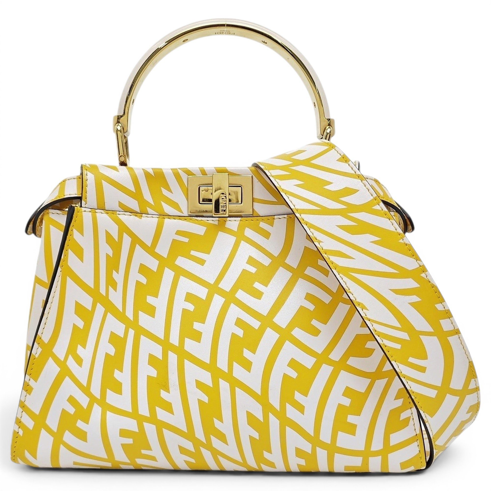 Peekaboo leather handbag