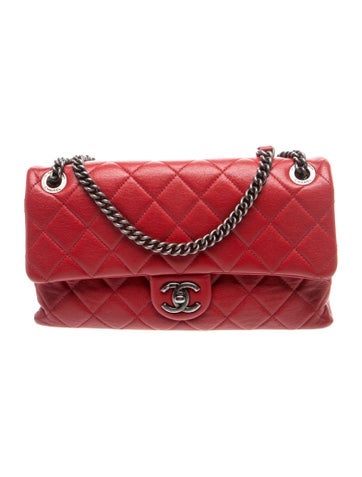 Burgundy Rocks Flap Bag