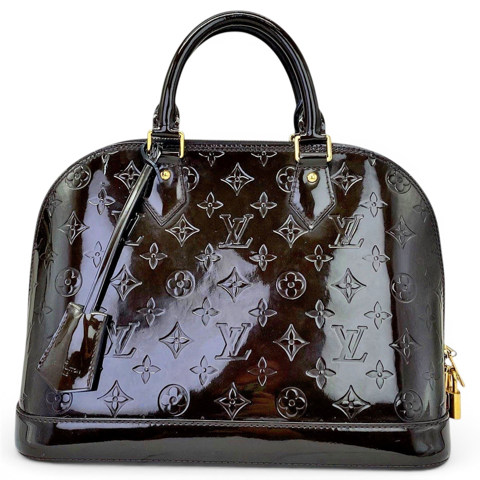 Alma patent leather handbag