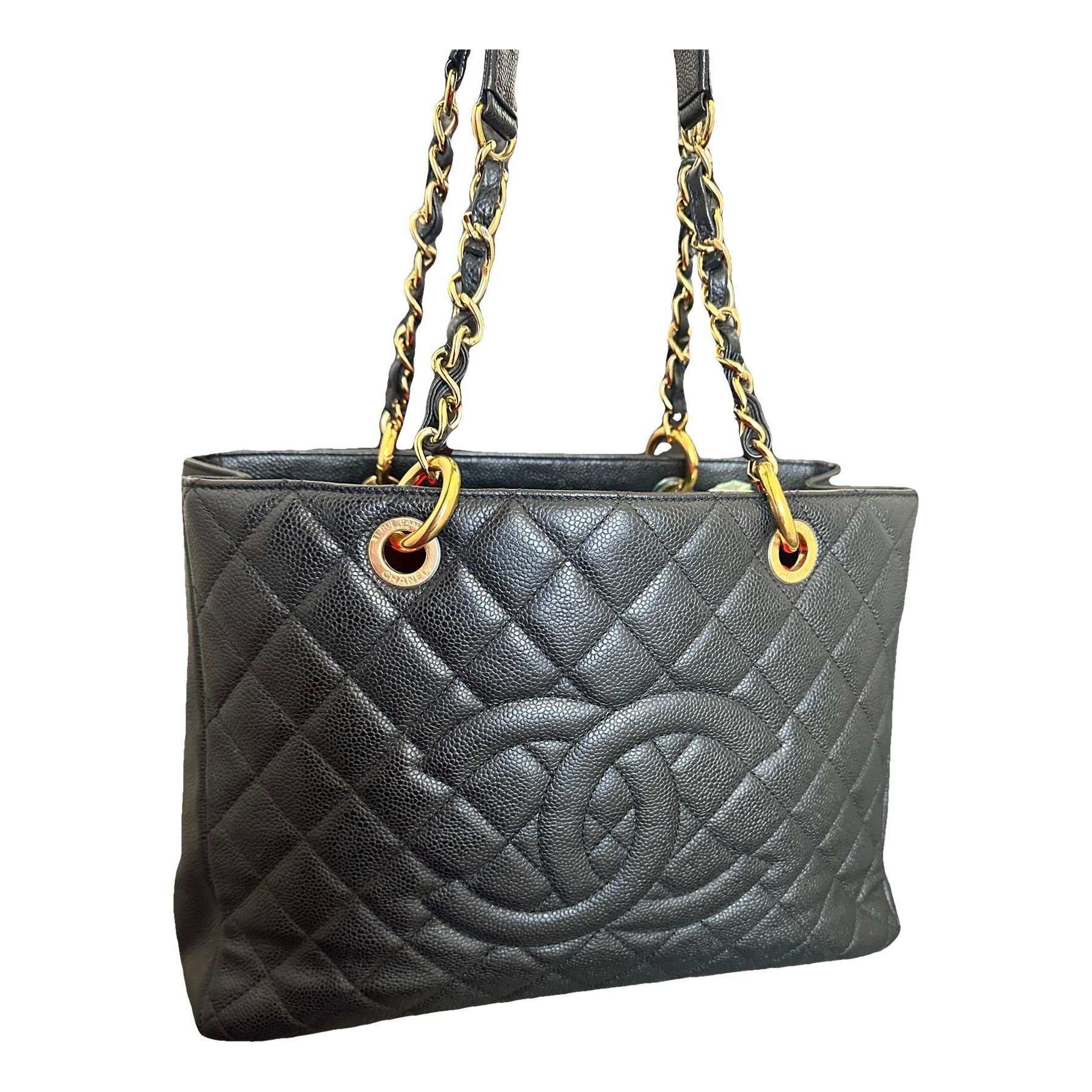 Grand shopping leather tote