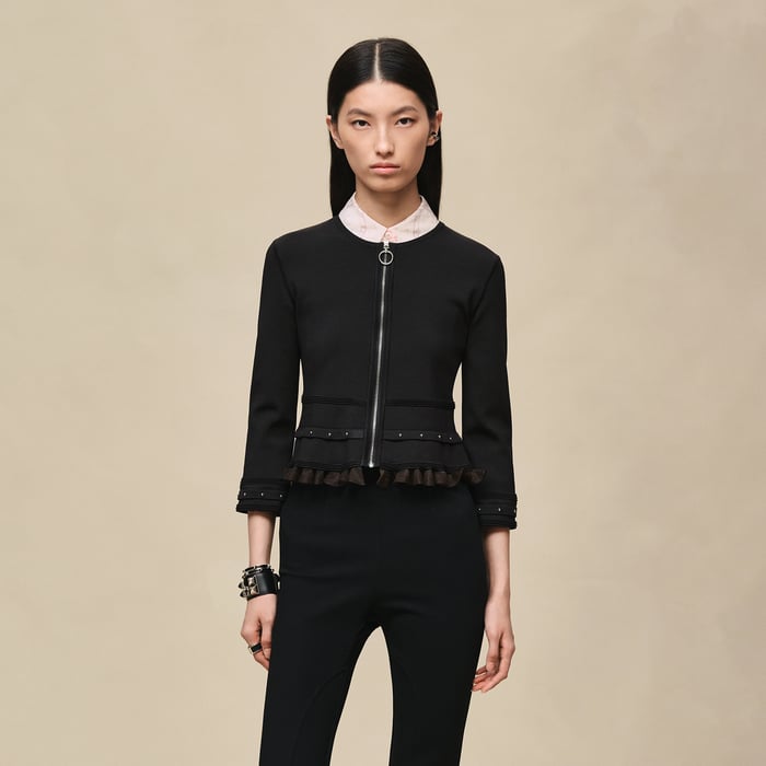 Noir Zipped Jacket