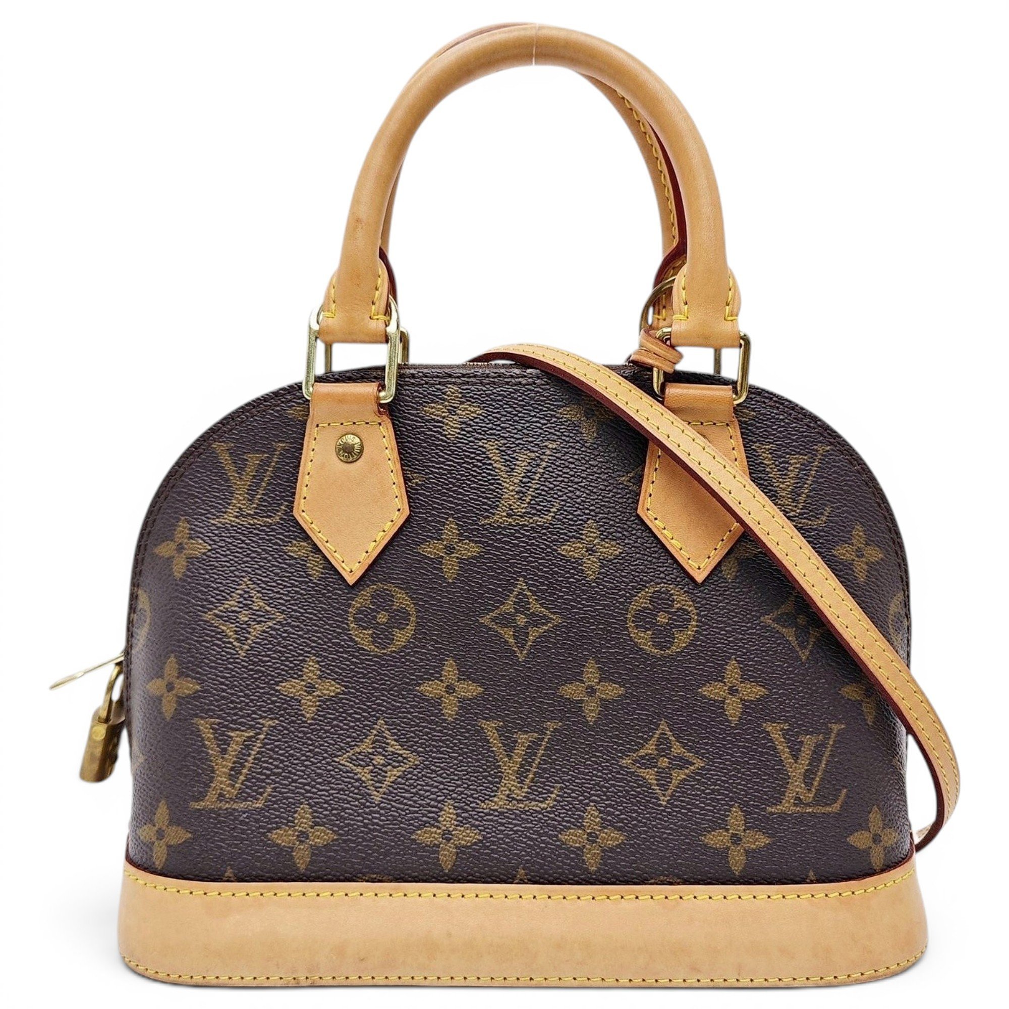 Alma leather handbag