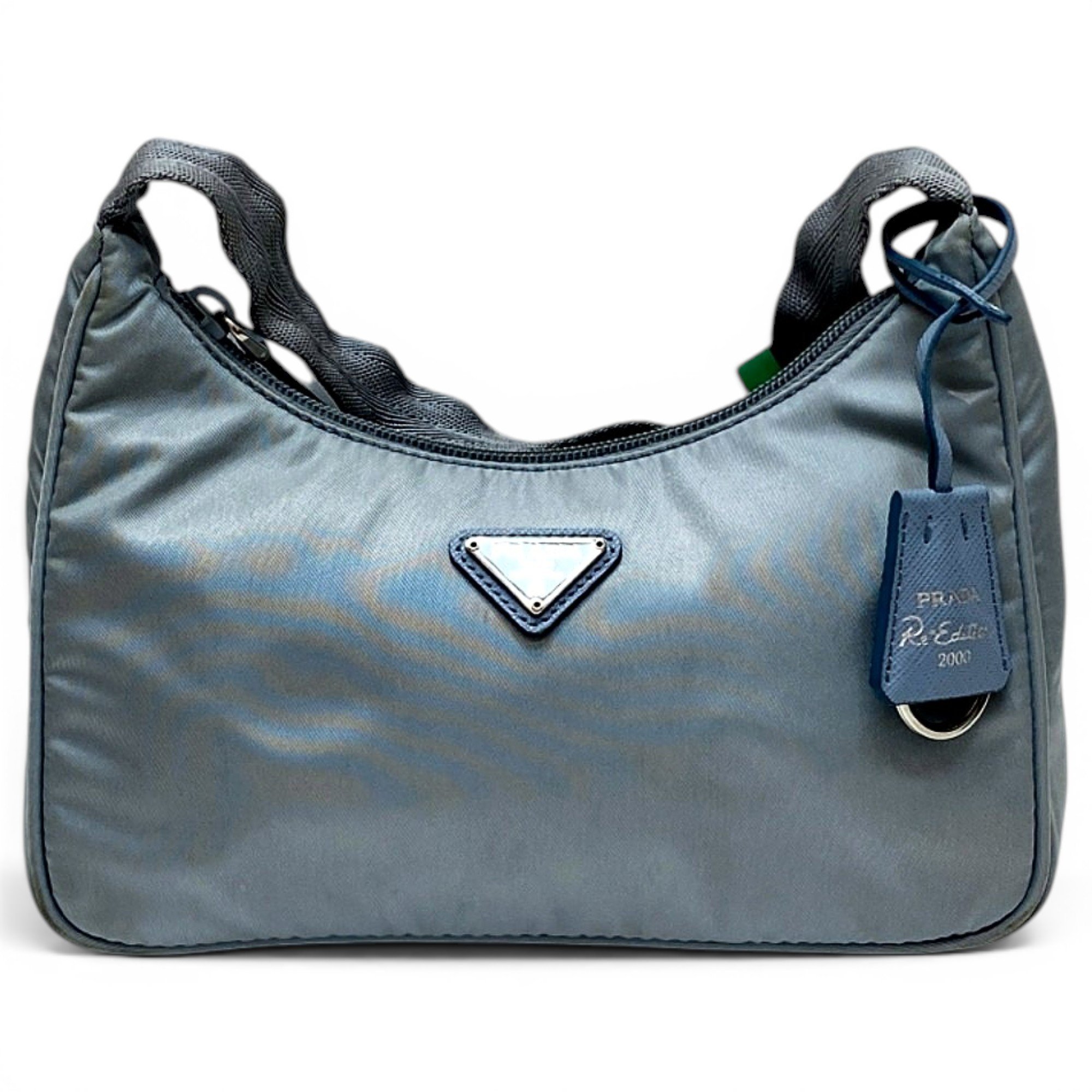 Re-edition leather handbag