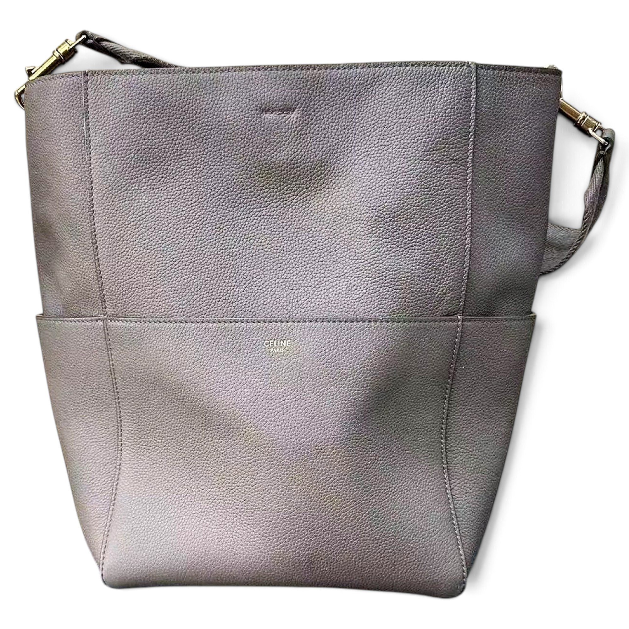 Seau Sangle leather handbag