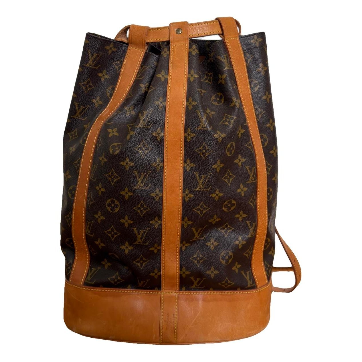 Randonnée leather backpack