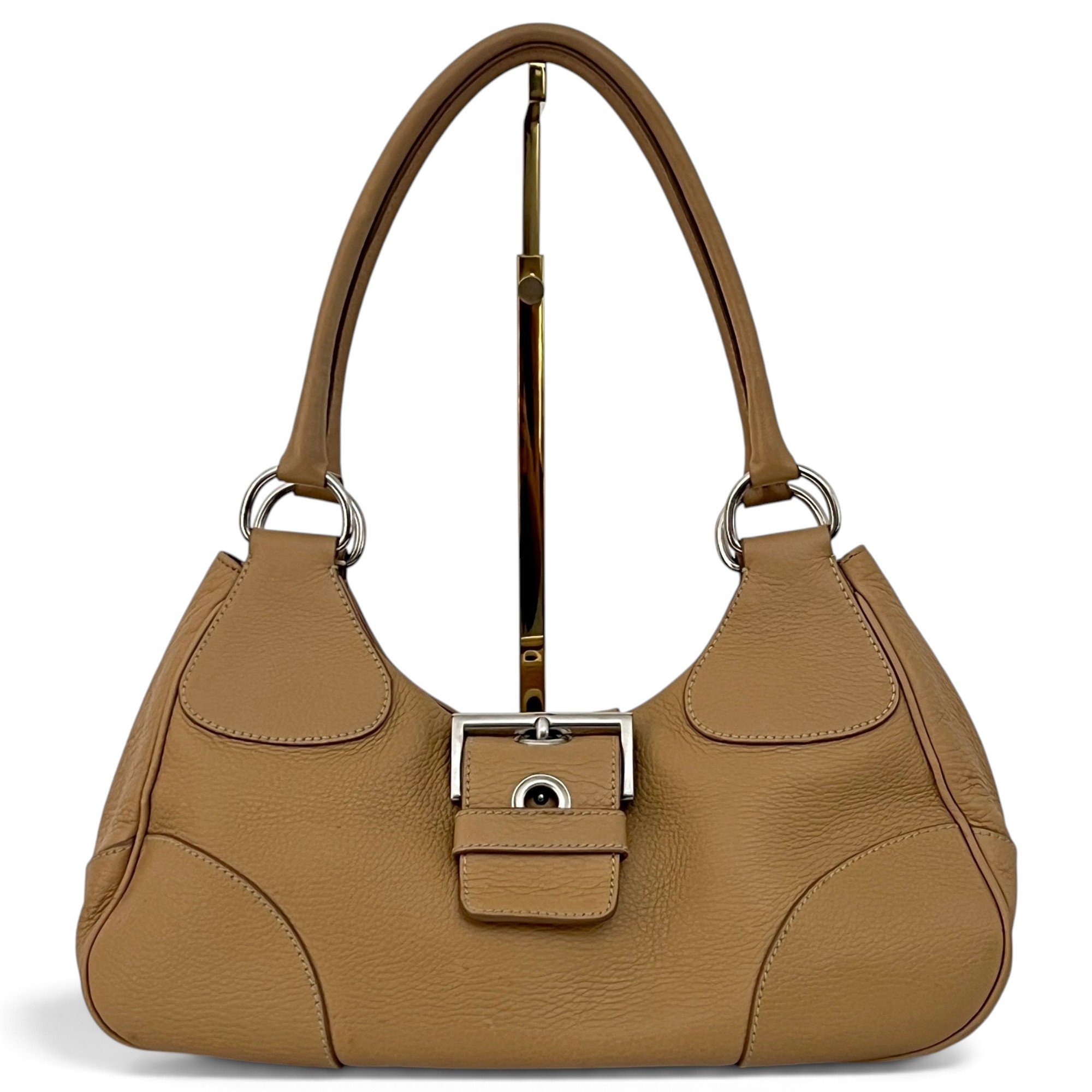 Moon leather handbag