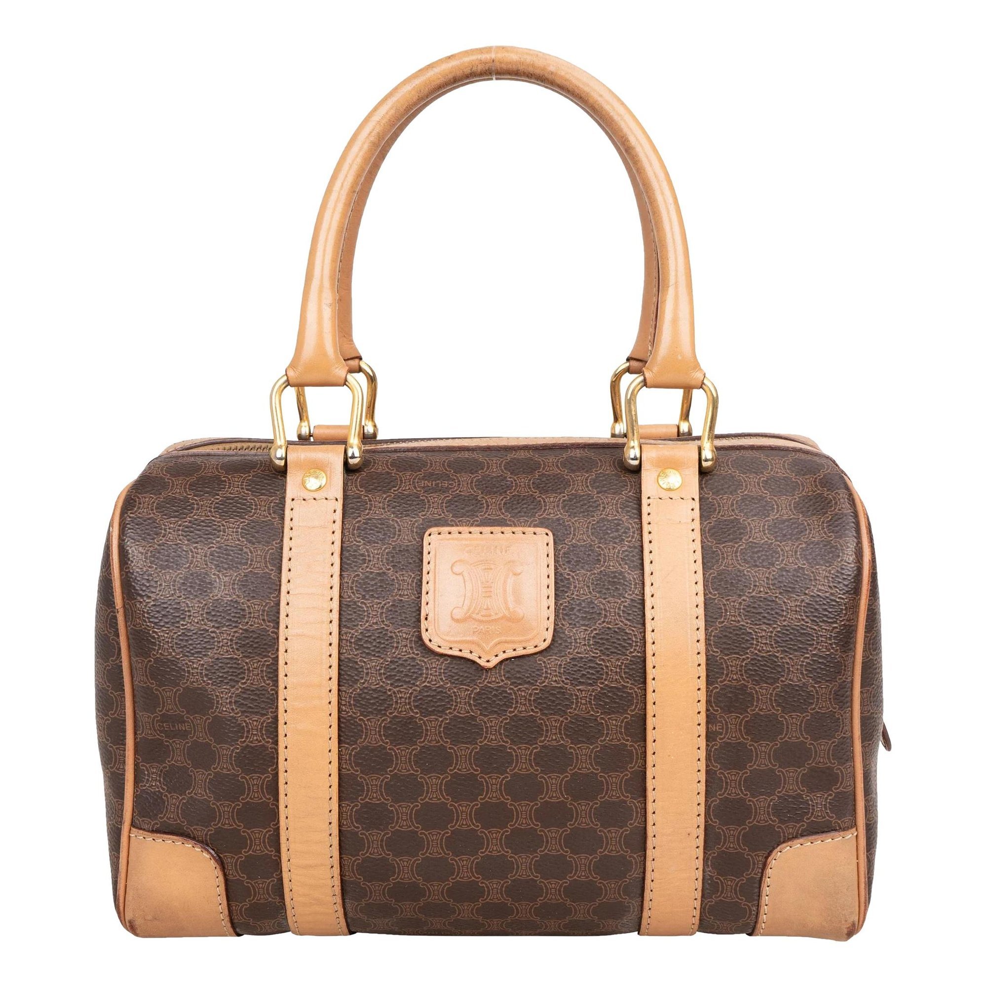 Celine C bag cloth satchel