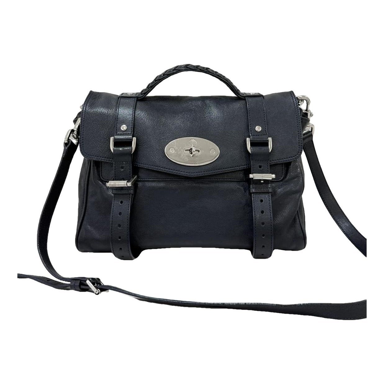 Alexa leather satchel