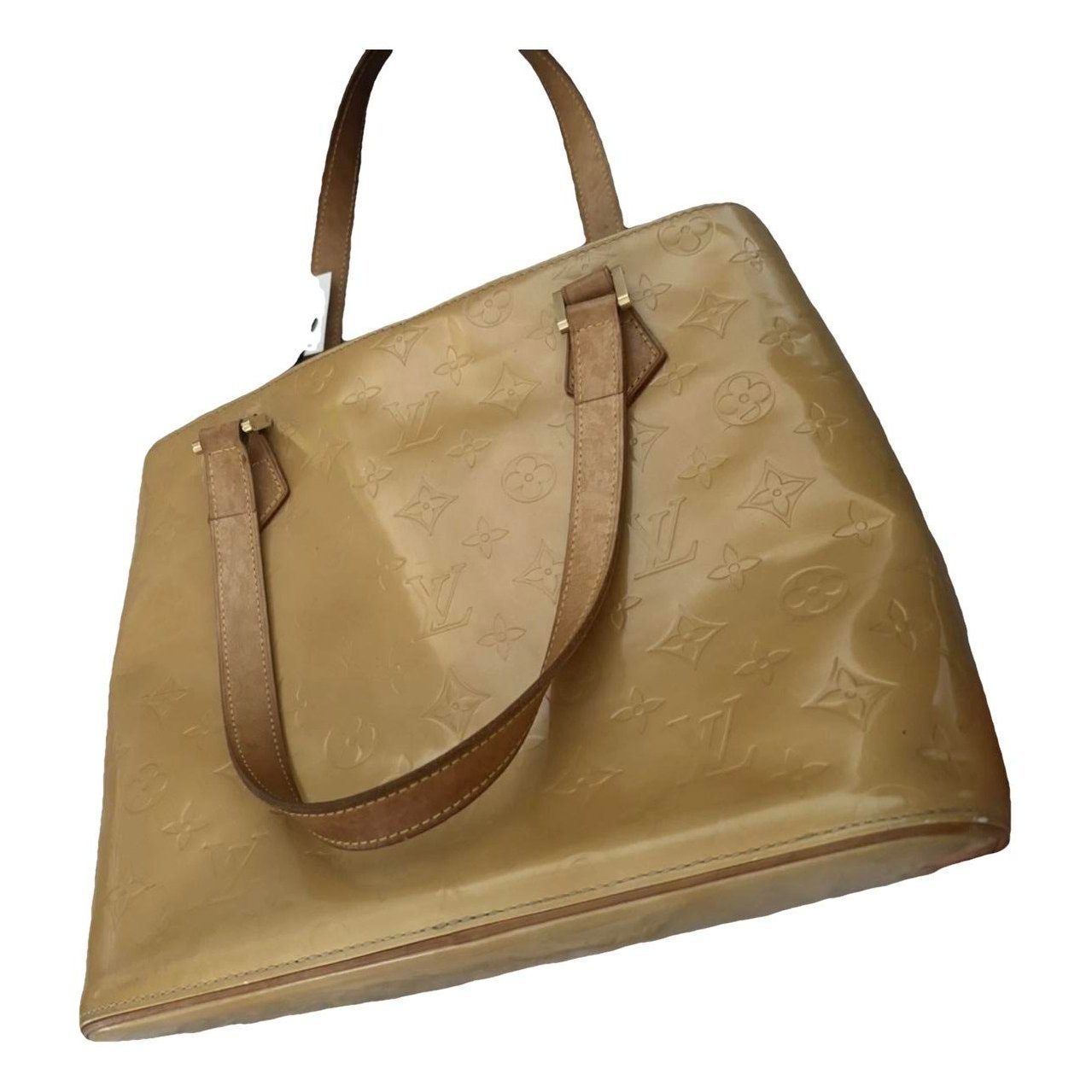 Patent leather handbag