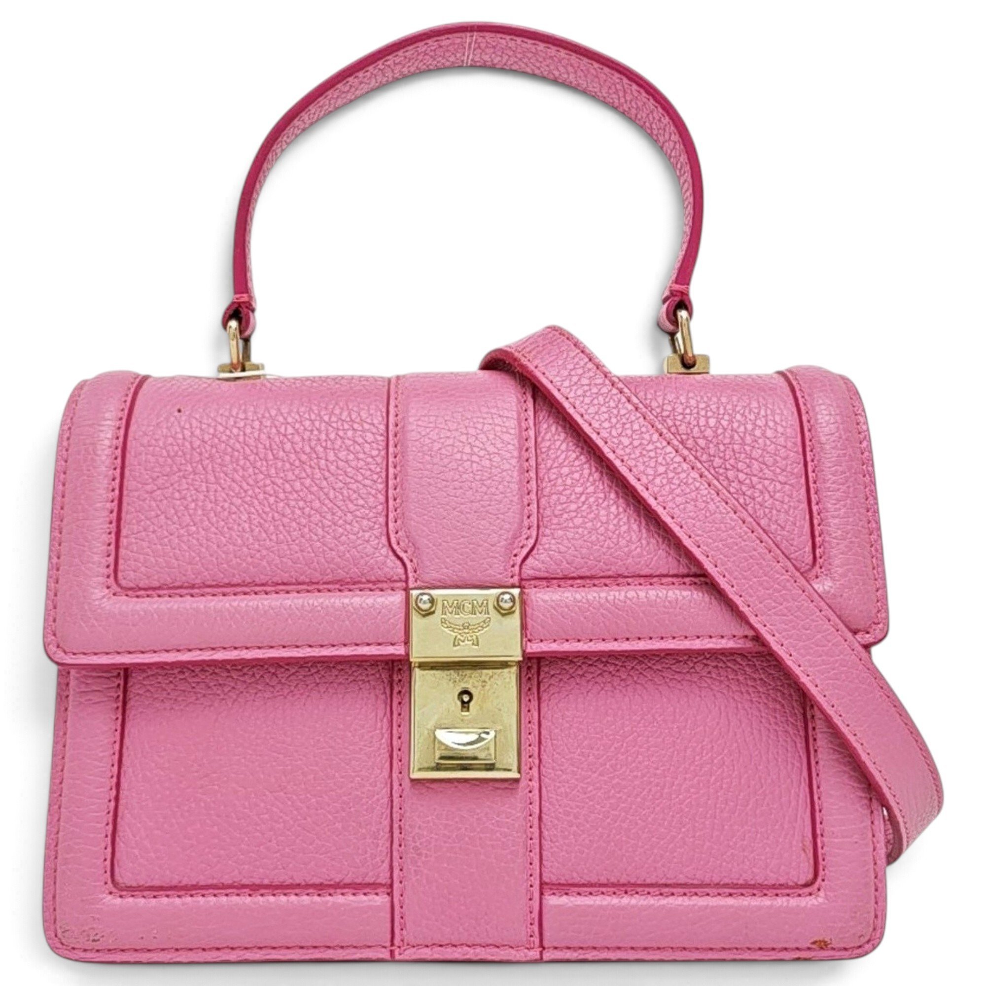 Leather handbag