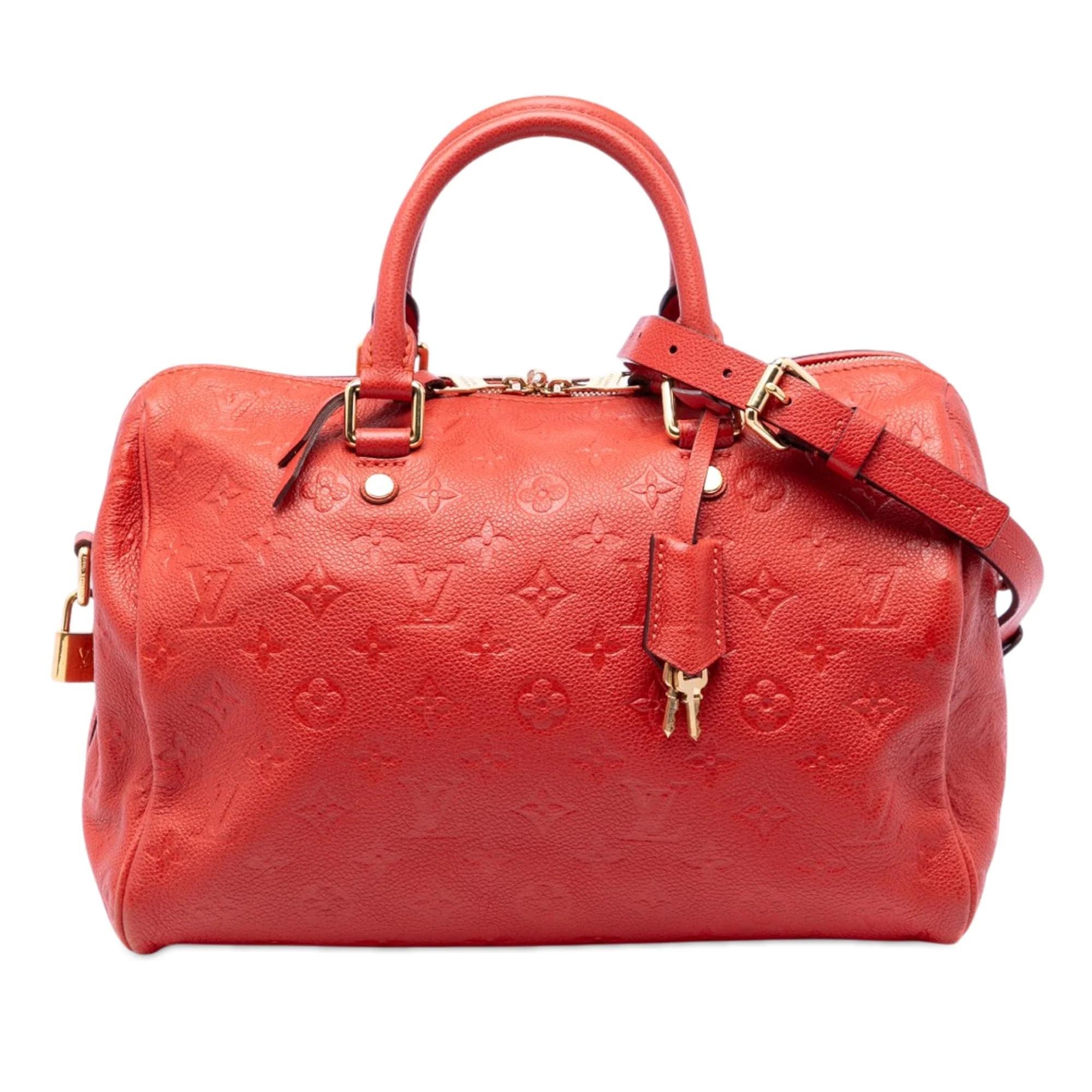 Speedy leather bag