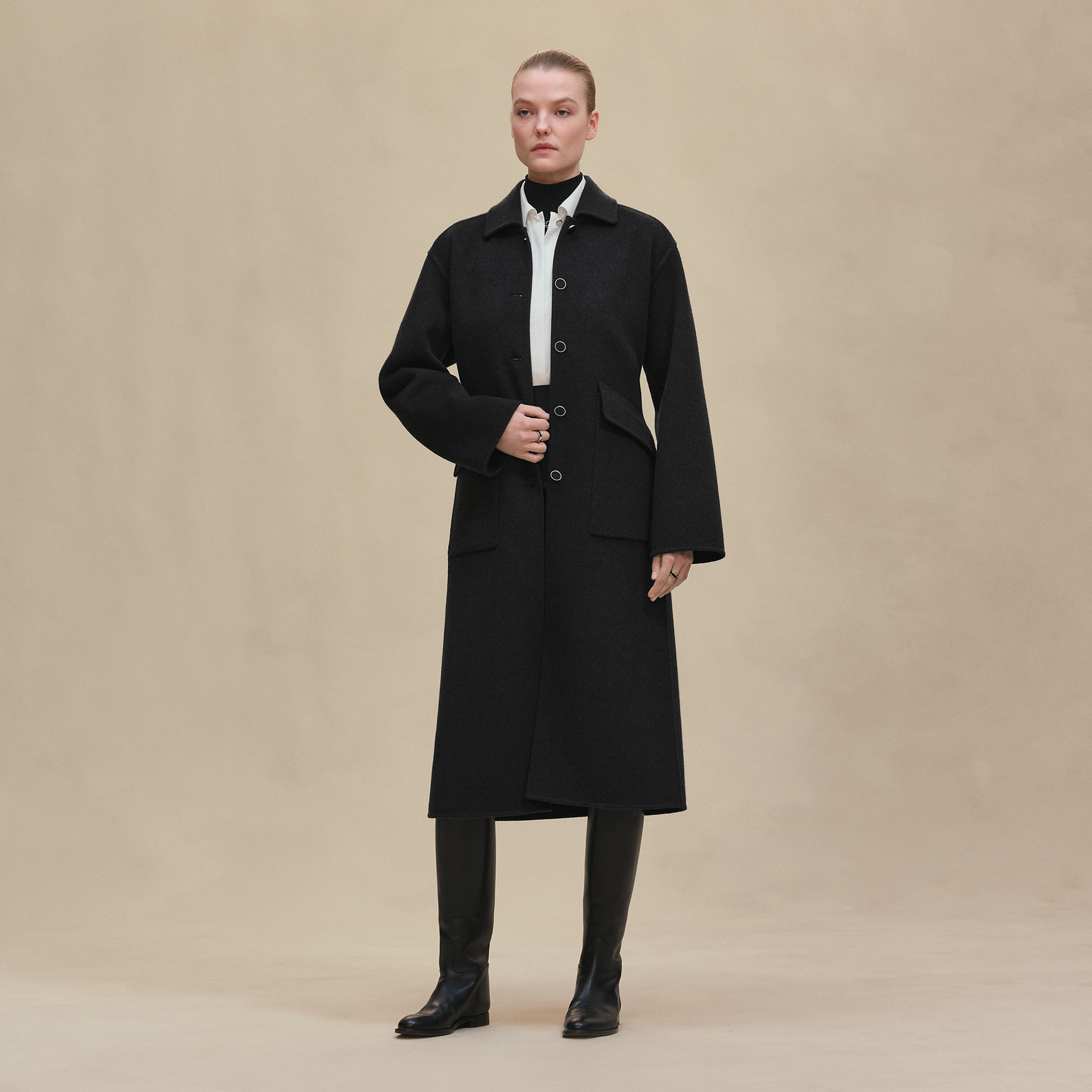 Equestrian long jacket