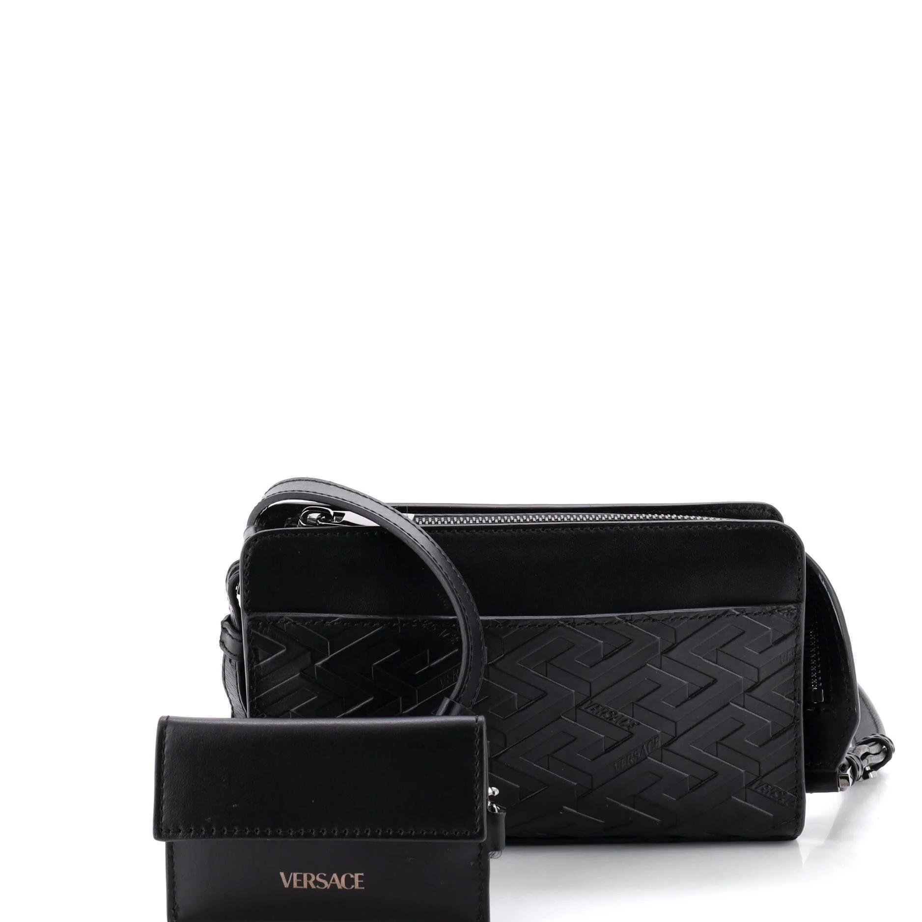 Leather crossbody bag