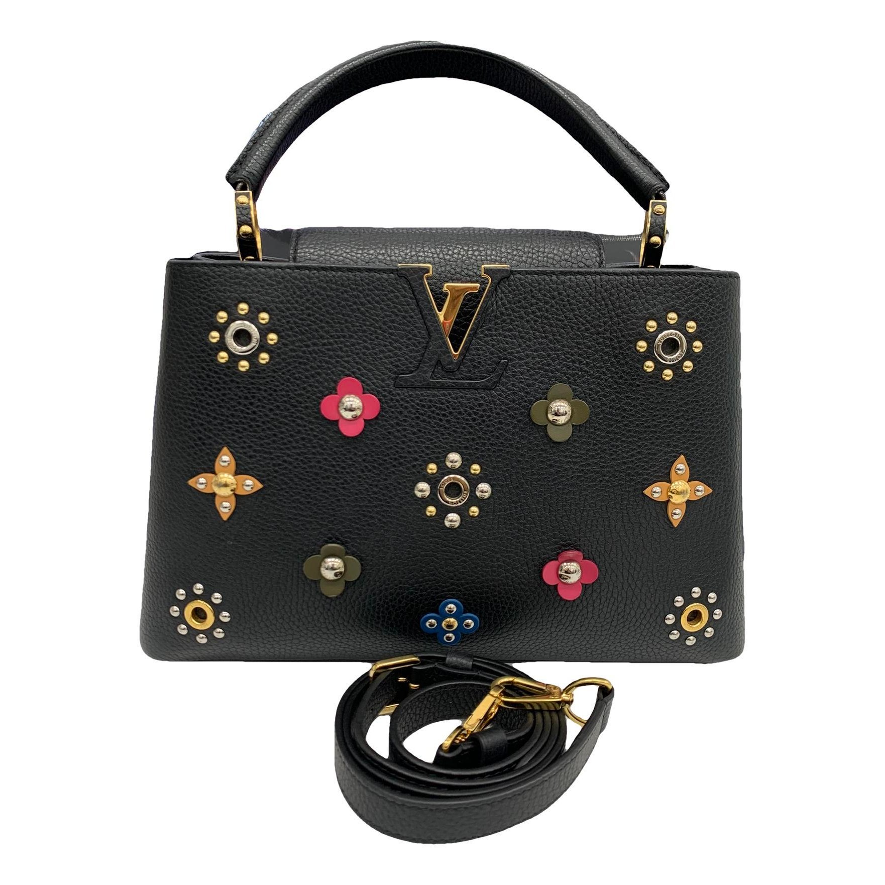 Capucines leather handbag