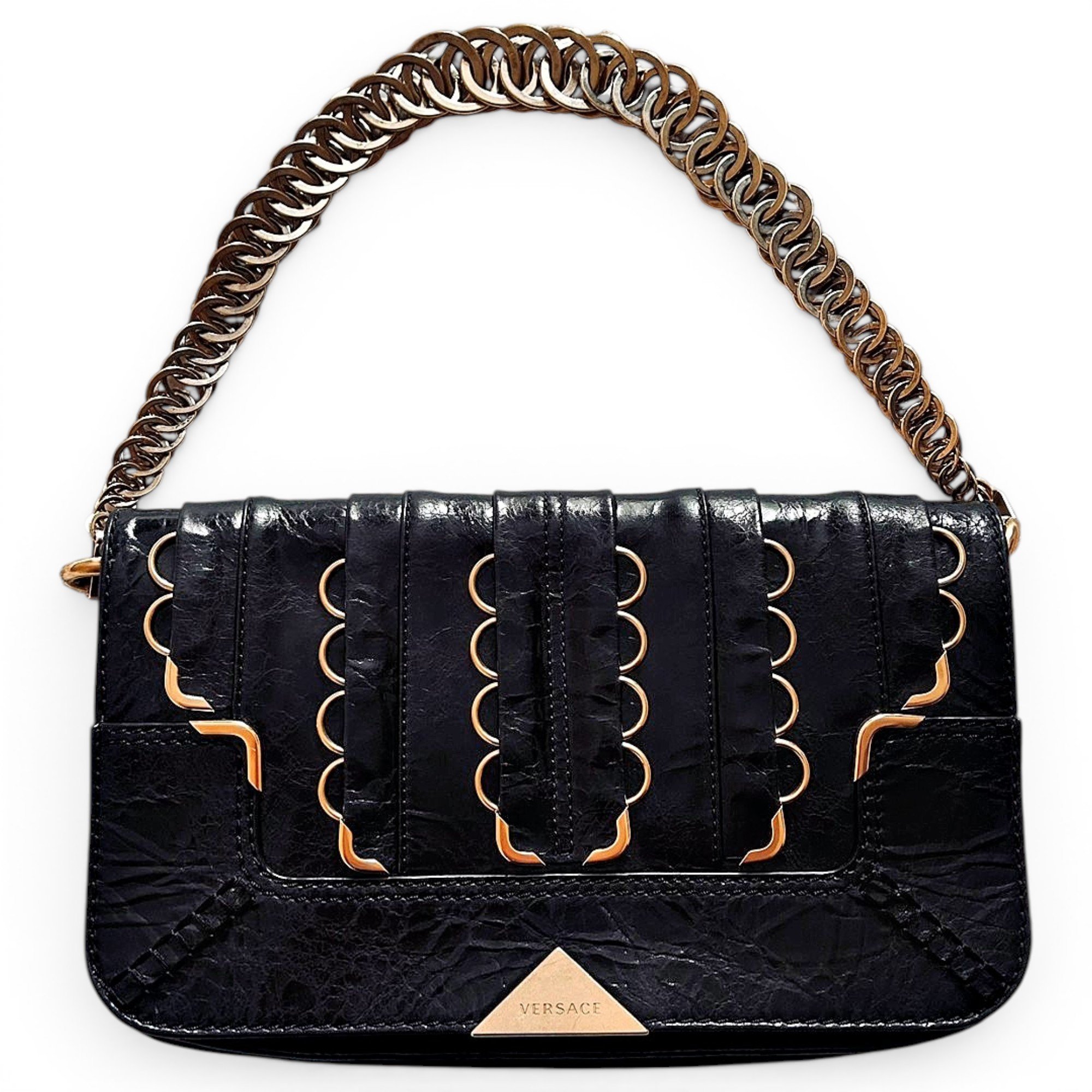 Versace Leather clutch bag