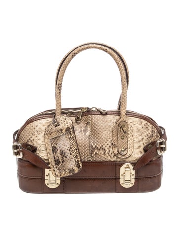Chloe Python Shoulder Bag