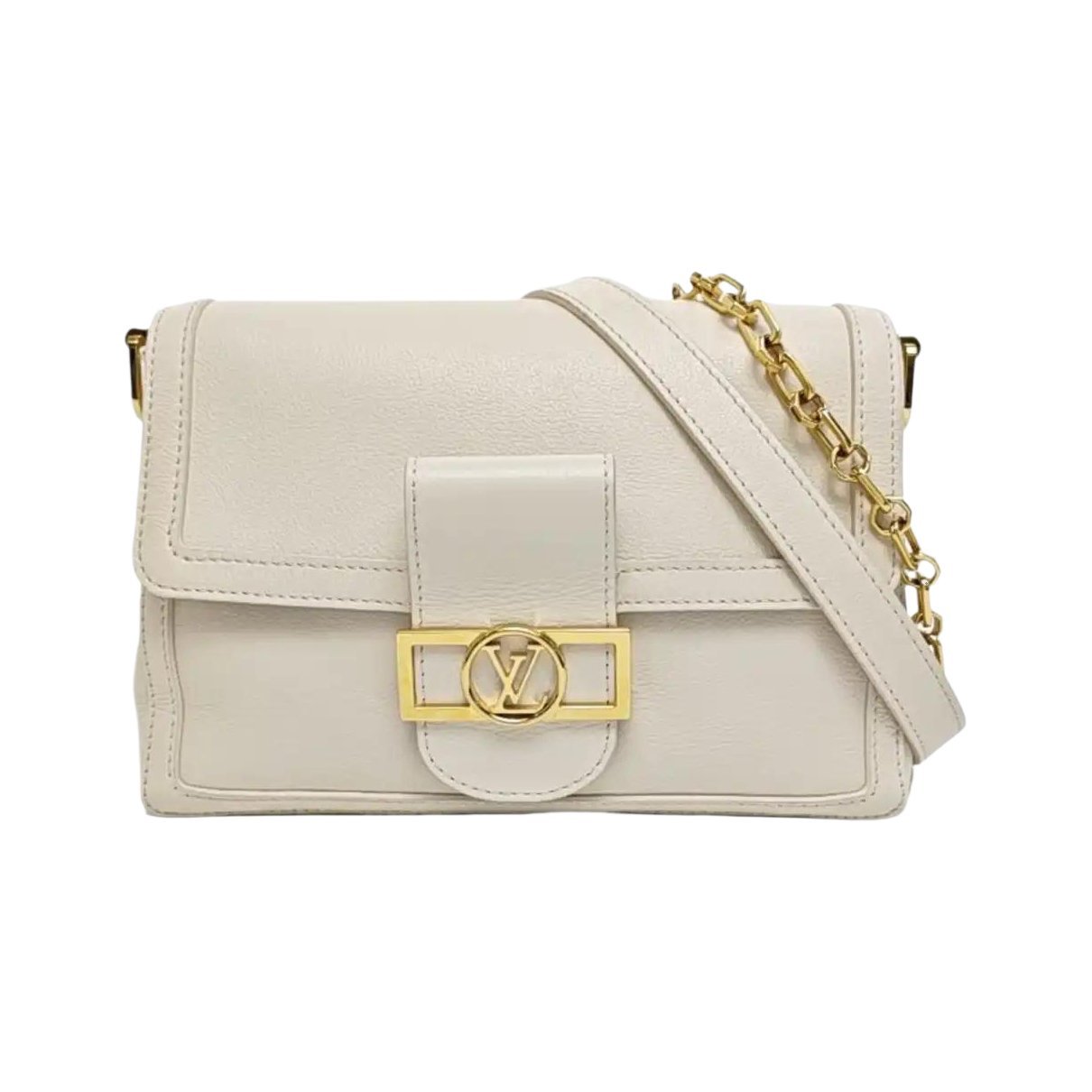 Dauphine leather crossbody bag