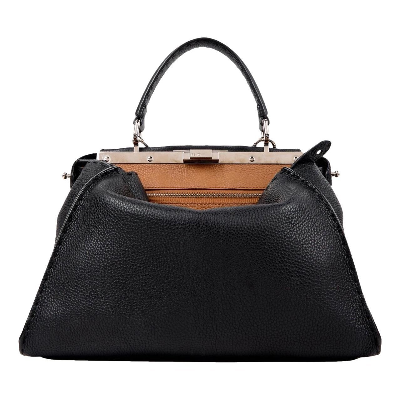 Peekaboo leather handbag