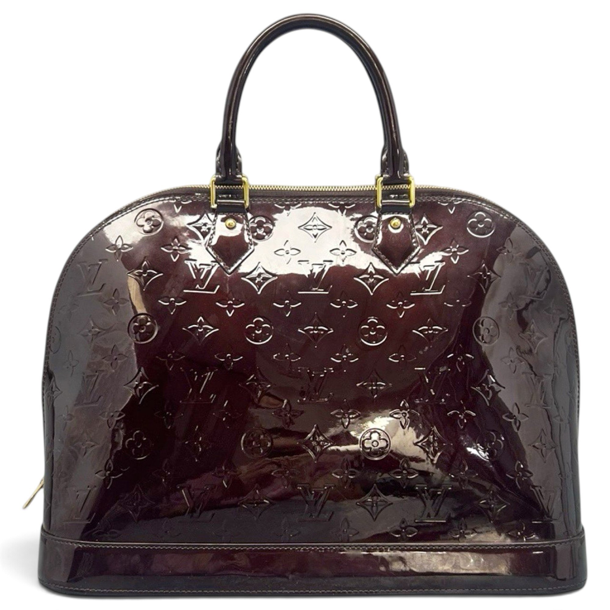 Alma patent leather handbag