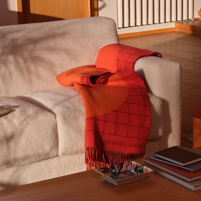 Terracotta Anchor Chain 17 Blanket