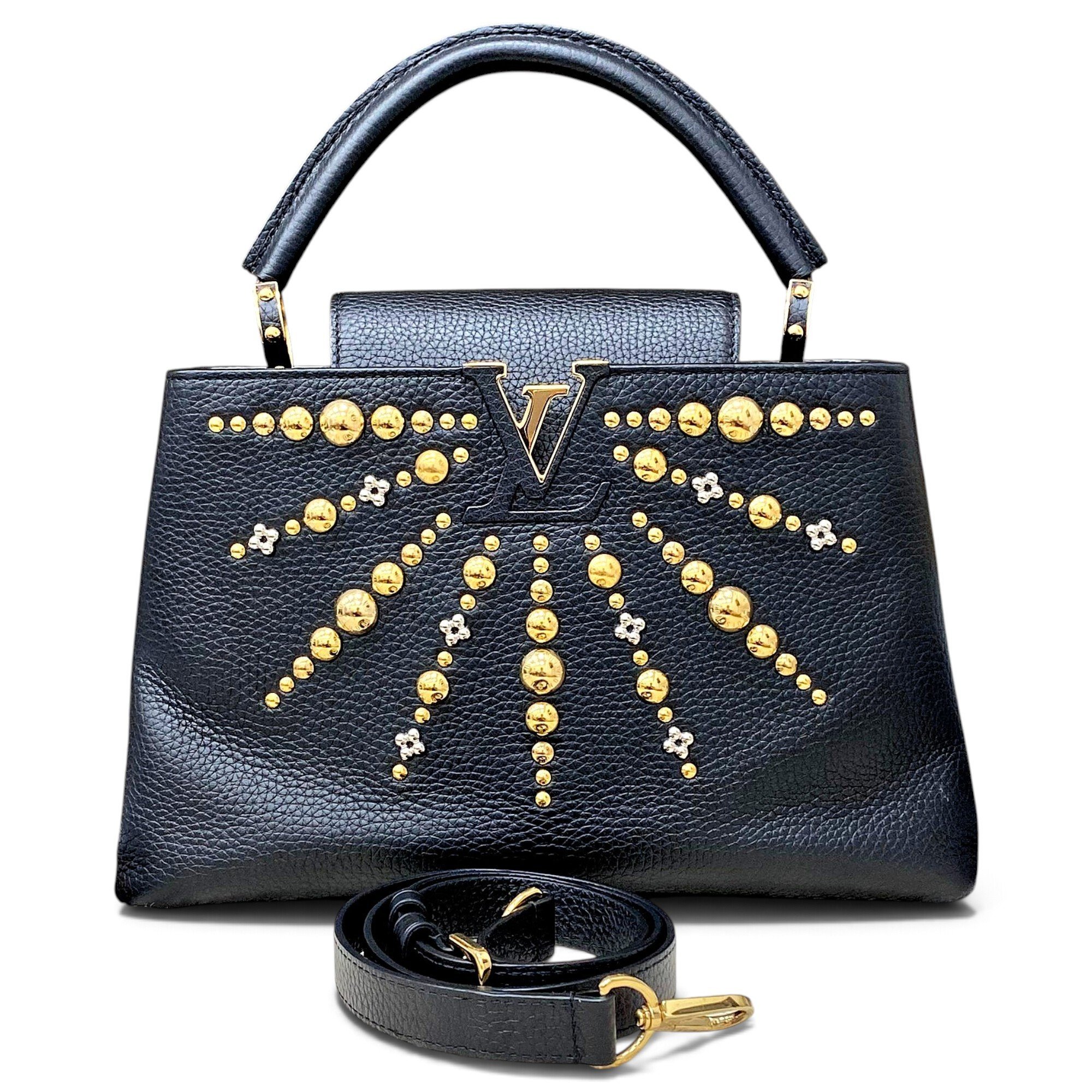 Capucines leather handbag